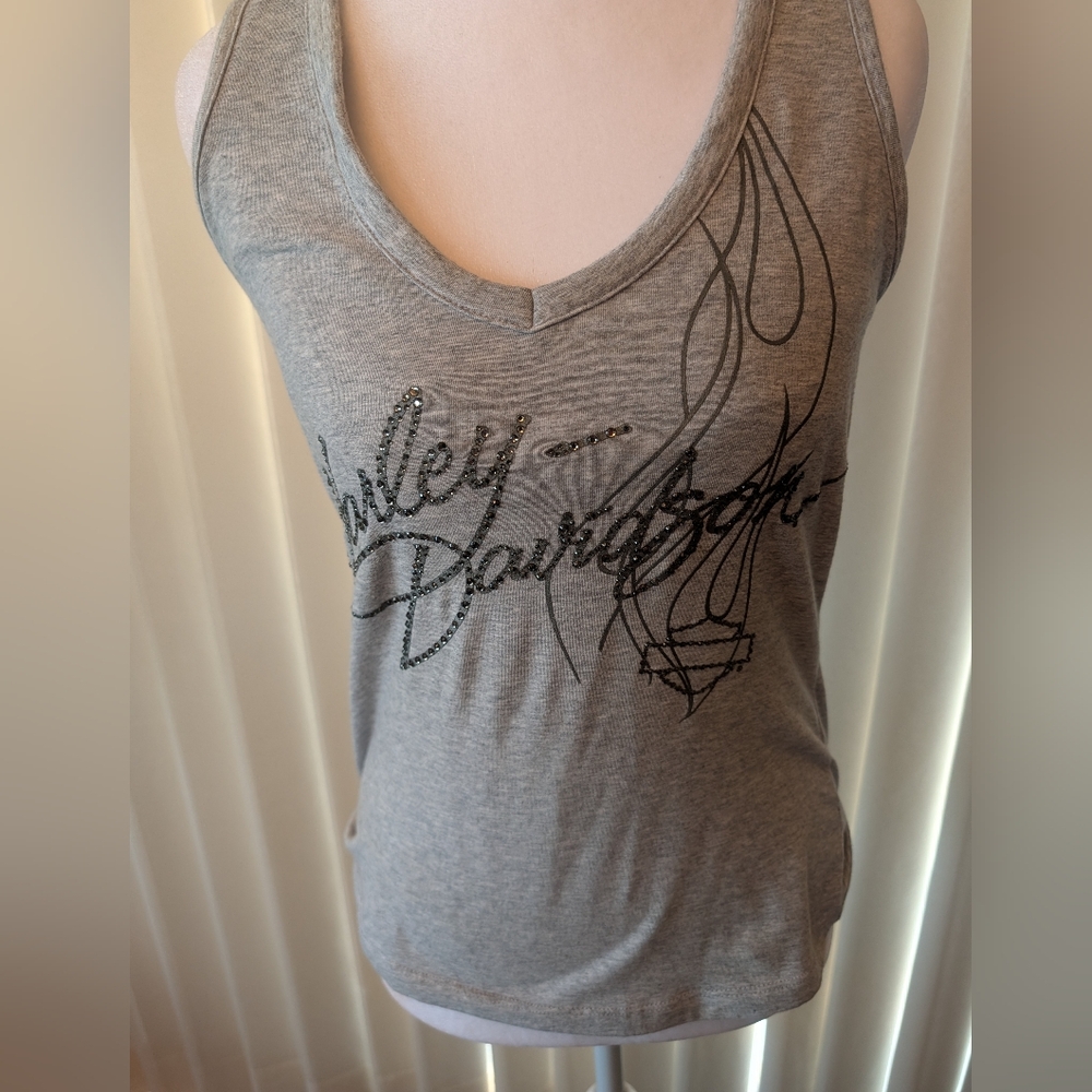 Harley-Davidson Women's Gray Tank Top